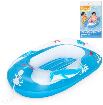 Bestway Člun dětský nafukovací 102x69cm delfíni do vody 34037 Bestway Člun dětský nafukovací 102x69cm delfíni do vody 34037