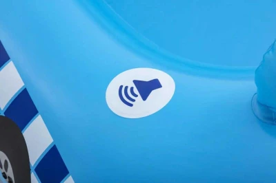 Bestway Člun nafukovací auto policie 97x74cm do vody na baterie Zvuk 34153