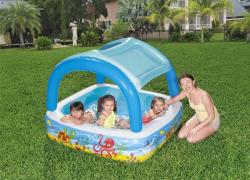 Bestway Dětský bazén 52192 se stříškou 140 x 140 x 114 cm
