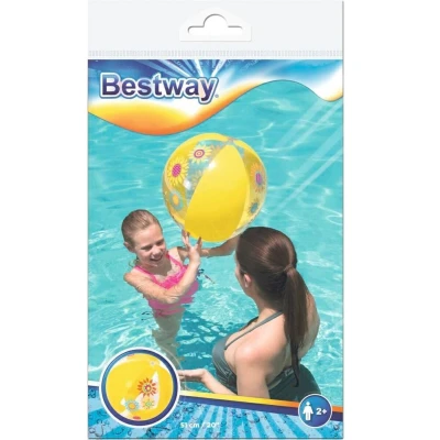 Bestway Flowers 31036 žlutý nafukovací míč