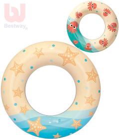 Bestway Kruh nafukovací 61cm pláž plavací kolo do vody 36014 Bestway Kruh nafukovací 61cm pláž plavací kolo do vody 36014