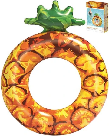 Bestway Kruh nafukovací ananas 116cm plavací kolo do vody 36121