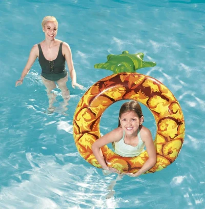 Bestway Kruh nafukovací ananas 116cm plavací kolo do vody 36121
