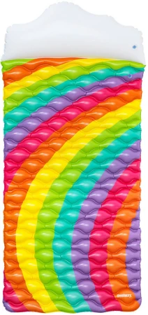 Bestway Lehátko nafukovací duhové 216x80cm matrace na vodu 44107