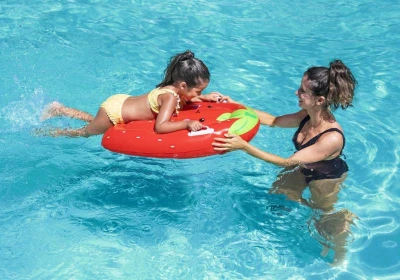 Bestway Lehátko nafukovací Surf Buddy ovoce 84x56cm na vodu s úchyty 3 druhy
