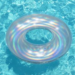 Bestway Nafukovací kruh 36240 IRIDESCENT SWIM RING 107 cm perleťová