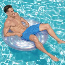 Bestway Nafukovací kruh 36240 IRIDESCENT SWIM RING 107 cm perleťová
