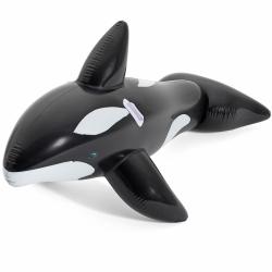 Bestway Nafukovacie lehátko VEĽRYBA 203 x 102 cm čierna