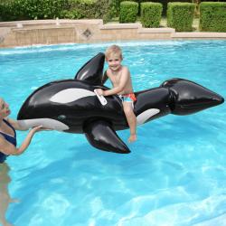 Bestway Nafukovací lehátko VELRYBA 203 x 102 cm černá