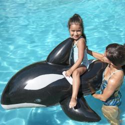 Bestway Nafukovací lehátko VELRYBA 203 x 102 cm černá