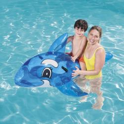 Bestway Nafukovací lehátko 41037 VELRYBA RIDE ON 157 x 94 cm modrá