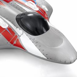 Bestway Nafukovací lehátko 41443 STÍHAČKA GALAXY GLIDER 136 x 135 cm šedá