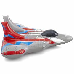 Bestway Nafukovacie lehátko 41443 STÍHAČKA GALAXY GLIDER 136 x 135 cm sivá