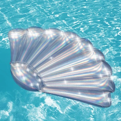 Bestway Nafukovací lehátko 43414 IRIDESCENT SHELL 185 x 114 cm perleťová