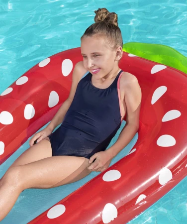 Bestway Nafukovací lehátko ananas / jahoda se síťkou do vody 43644