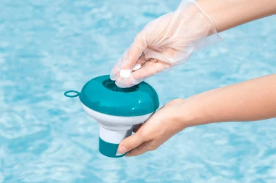 Bestway Plovák dávkovací na tablety 2,5cm do bazénu 58210