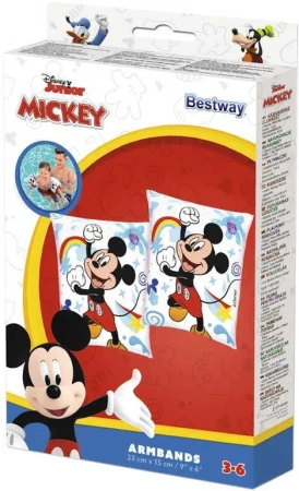 Bestway Rukávky nafukovací Mickey Mouse plavací křidélka do vody 91002