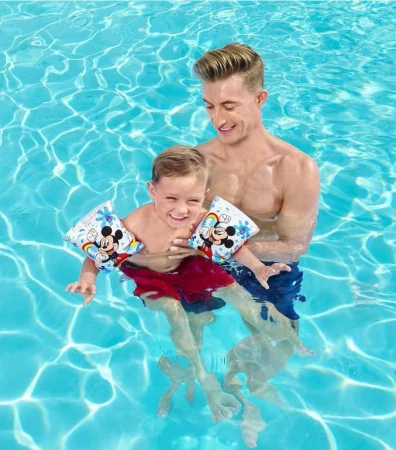 Bestway Rukávky nafukovací Mickey Mouse plavací křidélka do vody 91002