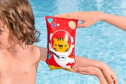 Bestway Rukávky nafukovací Tygřík kosmonaut 15x30cm plavací křidélka do vody