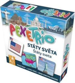 BETEXA Hra naučná Pexetrio Státy světa (společenská hra) BETEXA Hra naučná Pexetrio Státy světa (společenská hra)