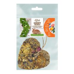 Bezobilné bylinkové srdce Goody Crunch - měsíček, chrpa, růže 80 g
