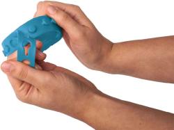 Big Ochranné dětské návleky na botičky vel.21-27 protiskluzové modré 1 pár