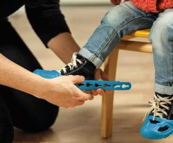 Big Ochranné dětské návleky na botičky vel.21-27 protiskluzové modré 1 pár