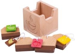 BIGJIGS TOYS DŘEVO Čajové sáčky 4ks s krabičkou (dřevěná hračka) BIGJIGS TOYS DŘEVO Čajové sáčky 4ks s krabičkou (dřevěná hračka)