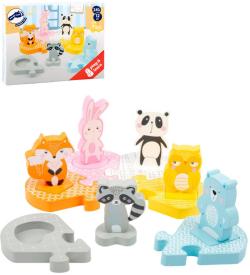 BIGJIGS TOYS DŘEVO Puzzle baby vkládací zvířátka 12 dílků BIGJIGS TOYS DŘEVO Puzzle baby vkládací zvířátka 12 dílků