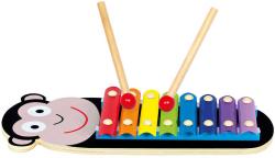 Bino Baby xylofon Opička 8 kláves 33cm duhový kov (hudební nástroje)