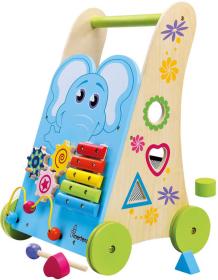 Bino DŘEVO Chodítko Activity baby s aktivitami a xylofonem FSC 100% Bino DŘEVO Chodítko Activity baby s aktivitami a xylofonem FSC 100%