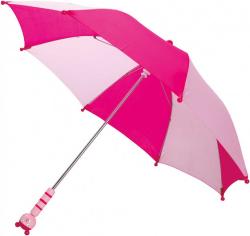 Bino DŘEVO Deštník dětský rukojeť zvířátko 58cm 4 barvy