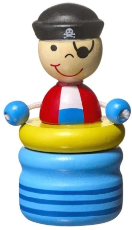 Bino DŘEVO Krabička na mléčné zoubky (pro zoubkovou vílu) (dřevěná hračka)