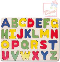 Bino DŘEVO Puzzle Abeceda 88045 (dřevěná hračka) Bino DŘEVO Puzzle Abeceda 88045 (dřevěná hračka)