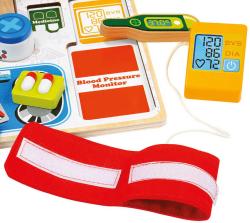 Bino DŘEVO Puzzle vkládací doktor 14 dílků 3D (dřevěná hračka)