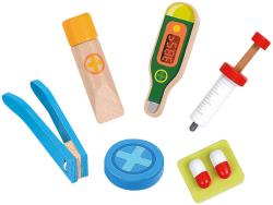 Bino DŘEVO Puzzle vkládací doktor 14 dílků 3D (dřevěná hračka)