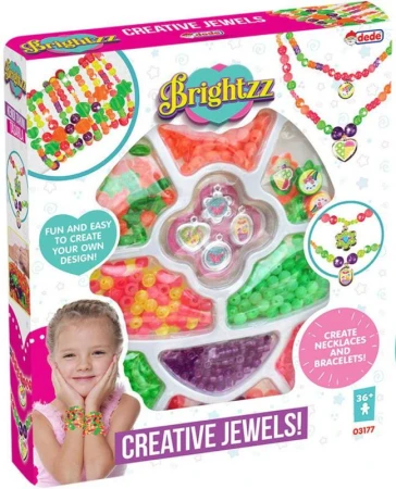Bino Navlékací korálky s přívěsky kreativní set výroba dětské bižuterie Bino Navlékací korálky s přívěsky kreativní set výroba dětské bižuterie