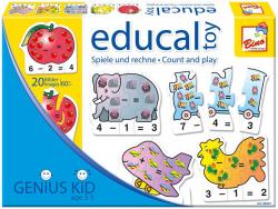 Bino Puzzle Hraj si a počítej skládačka edukativní velké dílky 6v1 Bino Puzzle Hraj si a počítej skládačka edukativní velké dílky 6v1