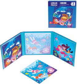 Bino PUZZLE Magnetické 3v1 moře skládačka 61 dílků