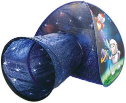 Bino Stan dětský s tunelem kosmonaut 165x95x85cm modrý