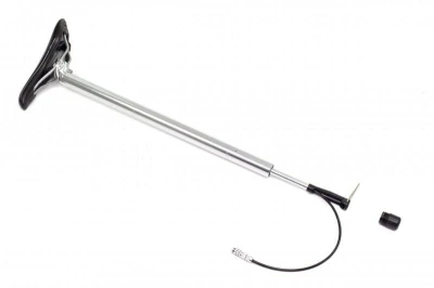 BIOLOGIC Post Pump - pumpa v sedlovce pro klasická kola POUZE 27,2 mm stříbrná (VÝPRODEJ)