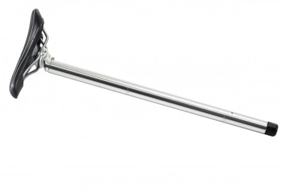 BIOLOGIC Post Pump - pumpa v sedlovce pro klasická kola POUZE 27,2 mm stříbrná (VÝPRODEJ)