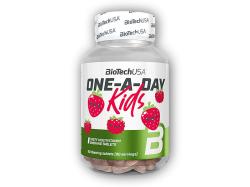 BioTech USA One-A-Day Kids 90 tabliet jahoda malina BioTech USA One-A-Day Kids 90 tabliet jahoda malina