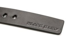 Black Hand 120-98 pánský černý kožený opasek šíře 38 mm