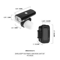 Blackburn Dayblazer 550 + Grid Rear (Set) USB C