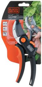 Blackdecker Nůžky zahradní s pogumovanou rukojetí