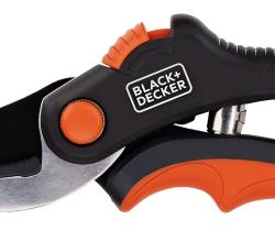 Blackdecker Nůžky zahradní s pogumovanou rukojetí