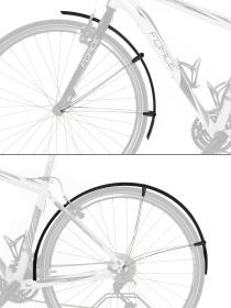 Force Blatníky Force36 Aluflex silniční XL+vzpěry,černé
