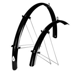 Force Blatníky 48 Aluflex 28" XL + V vzpery, čierne Force Blatníky 48 Aluflex 28" XL + V vzpery, čierne