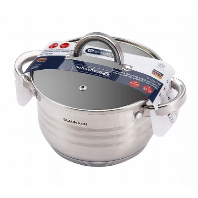 Blaumann Kastrol s poklicí nerez 16 cm Gourmet Line